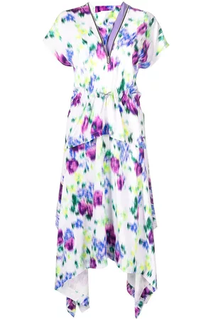 Kenzo Vestido midi con estampado floral
