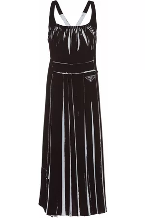 Prada Vestido sin mangas estampado