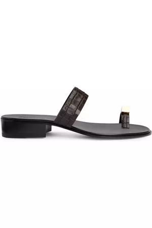 Giuseppe Zanotti Mocasines Bardack con efecto de piel de cocodrilo