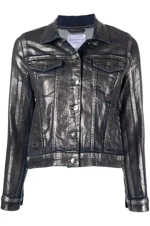 Madison.Maison Chaqueta vaquera metalizada