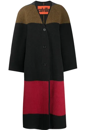 Colville Abrigo con diseño colour block