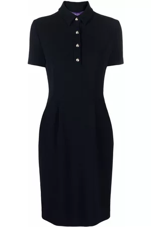 Ralph Lauren Vestido midi con cuello