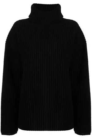 Joseph Jersey de canalé con cuello vuelto