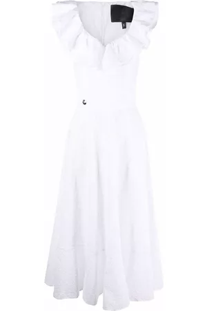 Philipp Plein Vestido midi de encaje