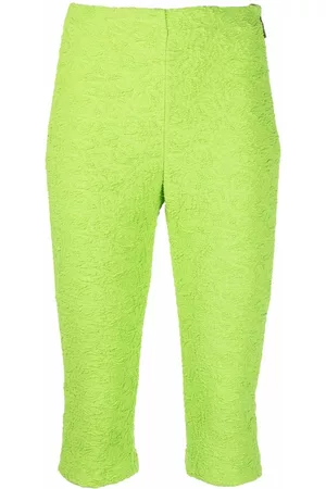 Msgm Leggins de punto de tejido jersey capri