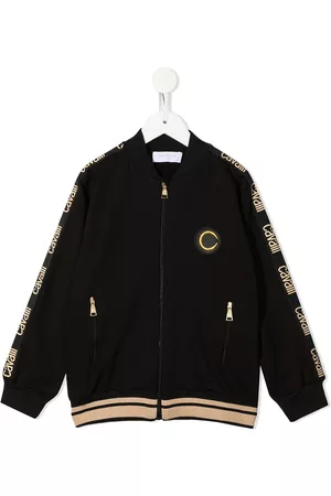 Roberto Cavalli Jersey con franja del logo
