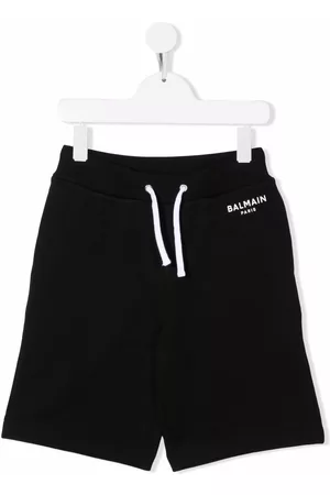 Balmain Bermudas con logo estampado