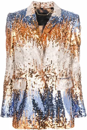 Philipp Plein Blazer con botones y lentejuelas