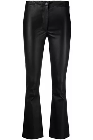 arma leder Pantalones acampanados capri