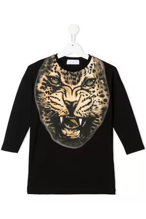 Roberto Cavalli Vestido con animal print