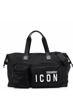 Dsquared2 Bolso de viaje con logo estampado