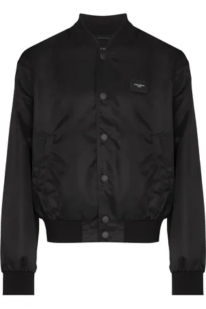 Dolce & Gabbana Chaqueta bomber con placa DG