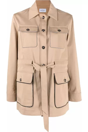 Salvatore Ferragamo Chaqueta con detalle de bolsillo