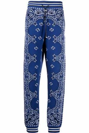 AMIRI Pantalones de chándal con bandana estampada