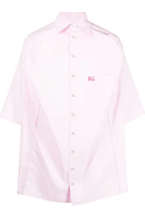 Natasha Zinko Camisa estilo boxy con logo bordado