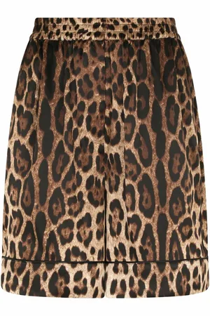 Dolce & Gabbana Shorts con estampado de leopardo