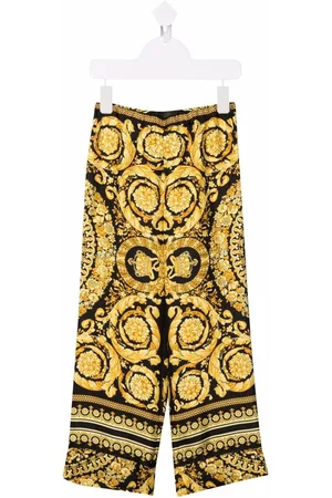 VERSACE Pantalones con estampado Barocco Kids