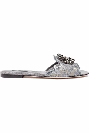 Dolce & Gabbana Sandalias Rainbow Lace con broche