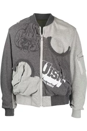 Undercoverism Chaqueta bomber reversible con logo estampado