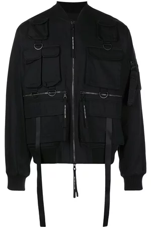 MOSTLY HEARD RARELY SEEN Chaqueta bomber con múltiples bolsillos
