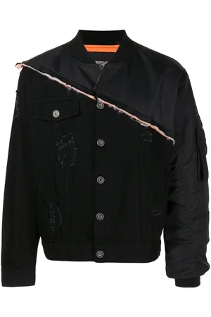 MOSTLY HEARD RARELY SEEN Chaqueta vaquera con diseño patchwork