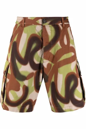 Dsquared2 Bermudas cargo con motivo de pintura