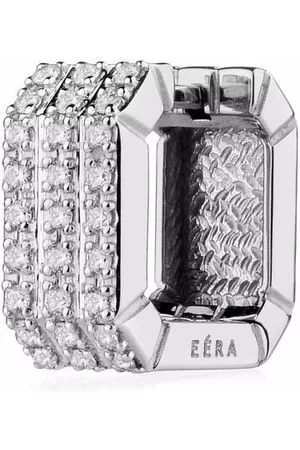 Eera Pendiente Candy en oro blanco de 18kt con diamantes