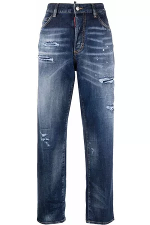 Dsquared2 Vaqueros con efecto envejecido