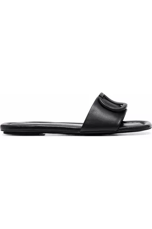Twin-Set Sandalias planas con placa del logo