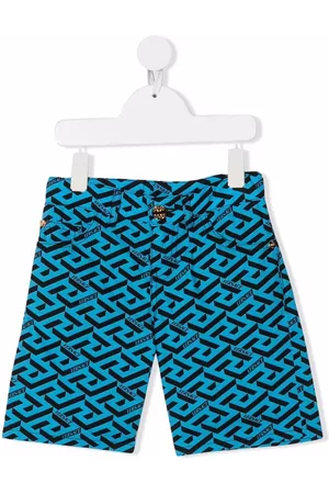 VERSACE Bermudas con motivo La Greca