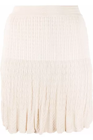 Alaïa Minifalda de punto de ochos 1990