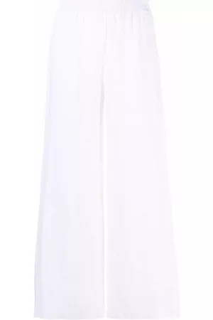 Fabiana Filippi Pantalones anchos con cintura elástica
