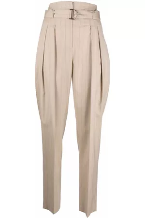 IRO Pantalones de talle alto con cinturón