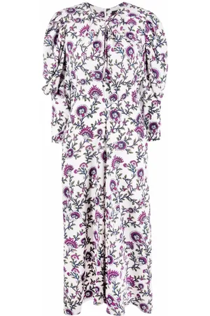 Isabel Marant Vestido midi con estampado floral