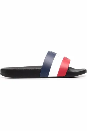 Moncler Chanclas con logo en relieve
