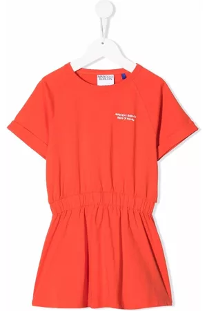 MARCELO BURLON Vestido estilo camiseta con logo Tempera Cross