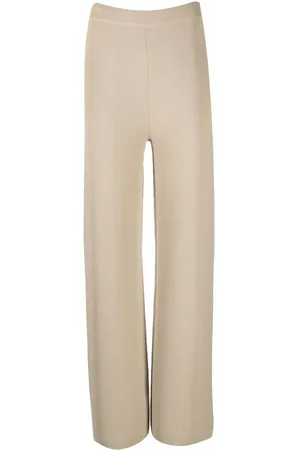 Nanushka Pantalones de punto rectos