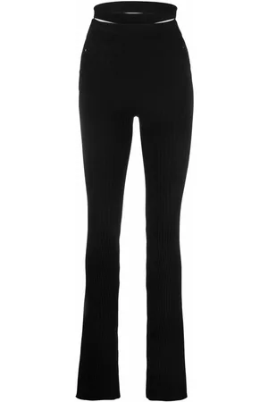 ANDREADAMO Pantalones de canalé bootcut