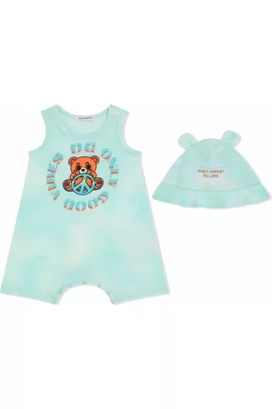 Dolce & Gabbana Bodies bebé - Pelele Good Vibes con oso estampado