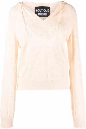 Moschino Sudadera con capucha y motivo de punto