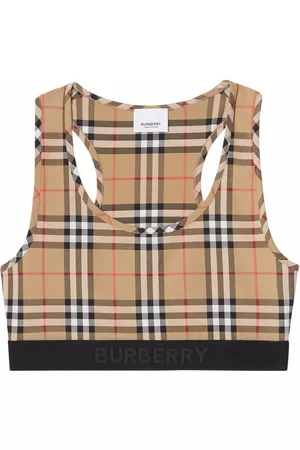 Burberry Sujetador deportivo con estampado Vintage Check