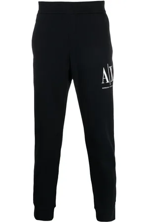 Armani Exchange Pantalones de chándal con logo bordado