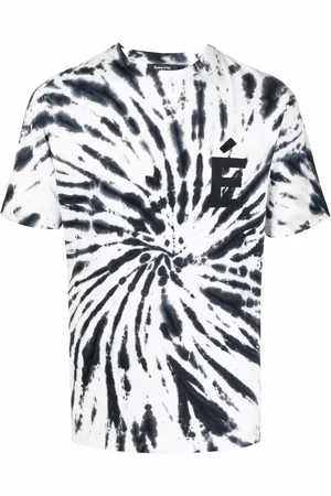 Etudes Camiseta con motivo tie-dye y manga corta