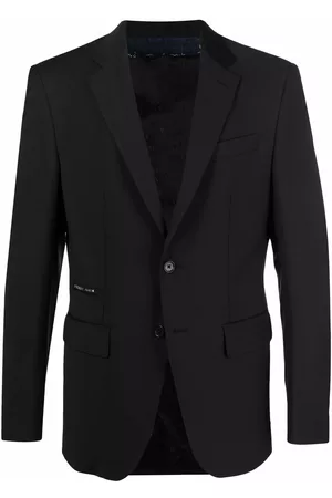Philipp Plein Blazer Gigolò con motivo de esqueleto