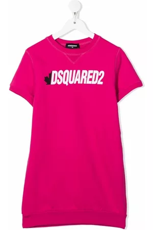 Dsquared2 Vestido estilo camiseta con logo