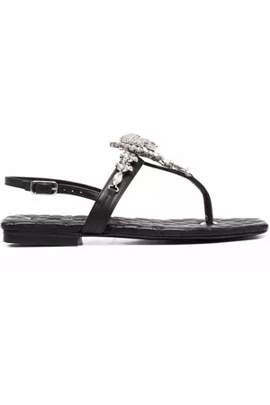 Philipp Plein Sandalias con calavera de cristal