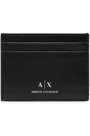 Armani Exchange Tarjetero con logo estampado