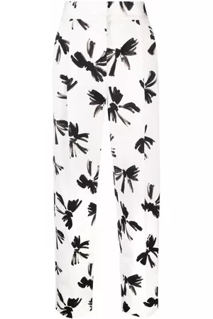 Msgm Pantalones de vestir rectos con lazo