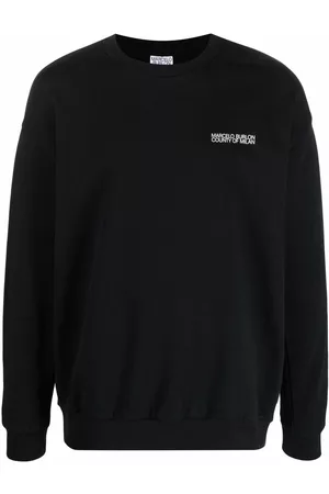 MARCELO BURLON Sudadera con logo bordado