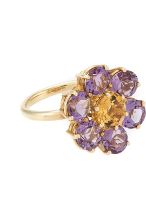 Dolce & Gabbana Anillo Spring en oro amarillo de 18kt con gemas